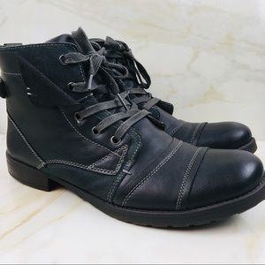 STEVE MADDEN DISTRESSED BIKER/COMBAT BOOTS/SIZE 12